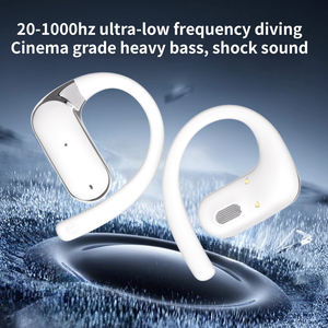 Auriculares inalámbricos deportivos con gancho para la oreja de graves pesados HiFi abiertos con pantalla digital LED <span class=keywords><strong>HD</strong></span> y cancelación de ruido de llamada ENC - Product Image 3