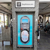 Distributeur automatique d'eau à osmose inverse 24 heures sur 24 vend de l'eau purifiée, prend en charge l'insertion de pièces et le balayage de cartes