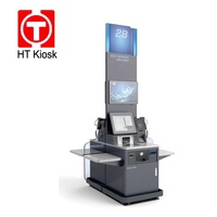 Kiosque de libre-service personnalisé avec imprimante thermique, recycleur de billets et de pièces, lecteur de cartes, reconnaissance faciale, boîtier métallique pour centre commercial