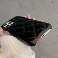 CHAOYIDIAN NOUVEAU 2026 Coque de téléphone Macaron à carreaux couleur unie avec grande découpe pour iPhone 17 16 Pro 15 14 13