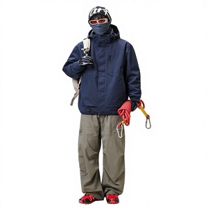 Veste imperméable respirante et durable 3-en-1 avec capuche amovible pour homme et femme, doublure en polaire coupe-vent pour la randonnée, le <span class=keywords><strong>ski</strong></span> et les activités de plein air - Product Image 3