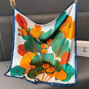 Pañuelo Cuadrado Personalizado al por Mayor, Nuevo Modelo 60x60, Pañuelo Pequeño <span class=keywords><strong>de</strong></span> Moda, Pañuelo <span class=keywords><strong>de</strong></span> Lujo con Diseño Impreso para Mujer - Product Image 2