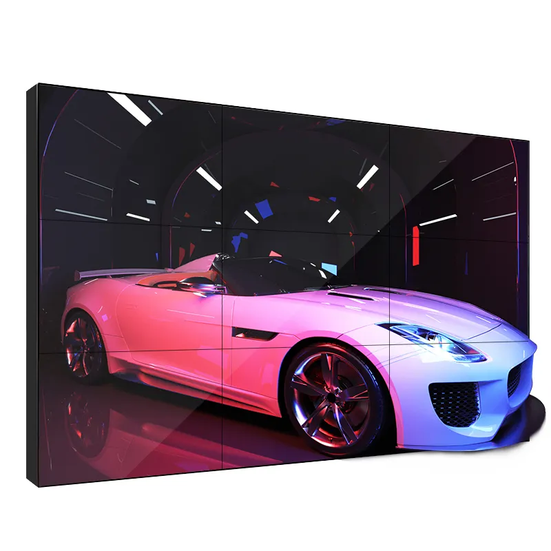 Soluzione personalizzata 3x3 Lcd Video parete giocatore pubblicitario Digital Signage e Display stretta lunetta Splicing schermo