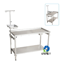 EUR VET Table d'opération vétérinaire de haute qualité, table d'examen pour animaux de compagnie Matériel vétérinaire pour hôpital vétérinaire pour clinique