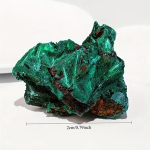 Vente en gros de malachite naturelle de haute qualité, spécimen minéral brut, pierres de guérison, excellent artisanat en cristal pour cadeaux, bricolage, amour - Product Image 2