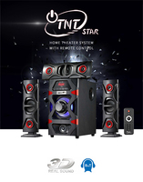 Système multimédia de haute qualité, son surround 3D, HI-FI, son réel, FM, haute puissance, étanche, avec télécommande, haut-parleur de cinéma maison