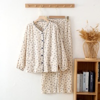Nouveau produit Best-seller Pantalons à manches longues Vêtements d'intérieur personnalisés Pyjamas à volants