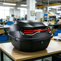 AFTFA Boîte de rangement pour vélo de grande capacité, épaissie, coffre à bagages, boîte arrière pour vélo électrique, fabricant
