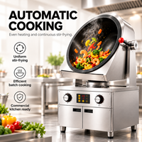 Robot Cuiseur Intelligent Automatique pour Wok 26cm 30cm, Machine à Frire au Gaz