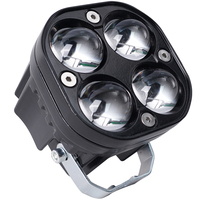 Lampe de travail LED 3 pouces 40W Spotlight Dual Color Car Driving Light pour 4X4 4WD Truck Tractor Offroad SUV ATV Motorcycle