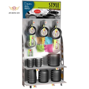 Chảo Nhà Bếp Lưu Trữ Kệ Kim Loại Chủ Hiển Thị Organizer Nồi Nắp Giá Cho Đồ Nấu Nướng Lò Tủ - Product Image 3