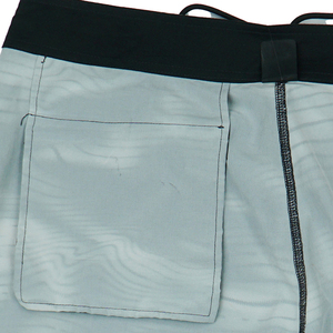 Pantalones cortos de tablero de etiqueta privada Fabricante Pantalones cortos de playa personalizados azules Pantalones cortos de baño para hombre Pantalones cortos elásticos - Product Image 3