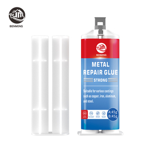 Colle de réparation métallique puissante, adhésif époxy <span class=keywords><strong>bi</strong></span>-<span class=keywords><strong>composant</strong></span> résistant à la chaleur, colle de <span class=keywords><strong>soudure</strong></span> à <span class=keywords><strong>froid</strong></span> pour l'étanchéité des fuites de tuyaux en acier inoxydable et des pièces moulées - Product Image 1