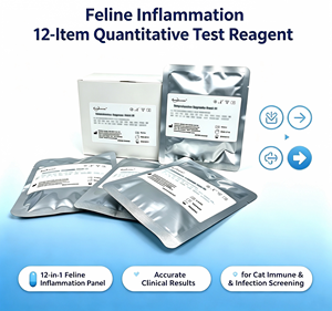 Kit di Reagenti per Test Quantitativo a 12 Parametri per Infiammazioni Feline Healgen/Orient Gene, Durevole ed Ecologico, <span class=keywords><strong>Chimica</strong></span> Secca Biochimica per Animali Domestici - Product Image 1