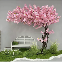 Arbre de cerisier artificiel hautement réaliste et personnalisé, décoration extérieure pour la remise des diplômes, longue durée, pour entreprise