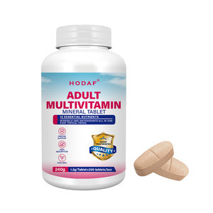 Tabletas de vitaminas de suplementos dietéticos minerales y multivitamínicos para adultos de etiqueta privada - Product Image 3
