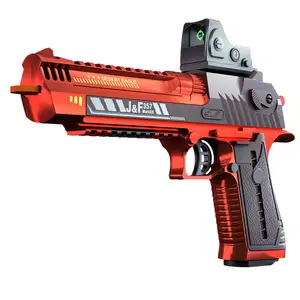 The latest hot selling electric linkage rebound desert eagle soft fly piece launcher children's science and education toy gun