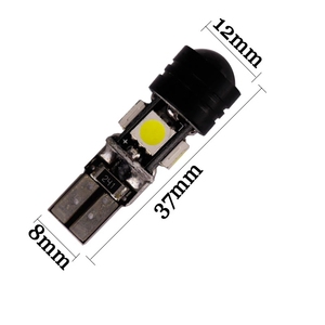 Ampoules Led haute qualité T10 Canbus 4 SMD 5050 + 1.5W, objectif Led 150ma, sans erreur, COB 4SMD, plaque d'immatriculation de <span class=keywords><strong>Parking</strong></span>, tuning de voiture, ampoules - Product Image 3