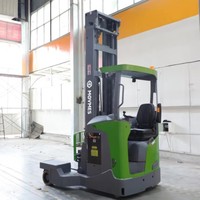 Chariot élévateur électrique à portée étendue multidirectionnel MOVMES pour entrepôts frigorifiques à allées étroites, avec batterie lithium-ion et déplaceur latéral hydraulique