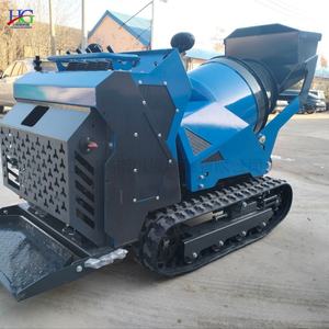 Minimezcladora de Concreto de Alto Rendimiento con Orugas de Goma para Trabajos de Construcción, <span class=keywords><strong>Autocargable</strong></span> y con Conducción en Pie - Product Image 3