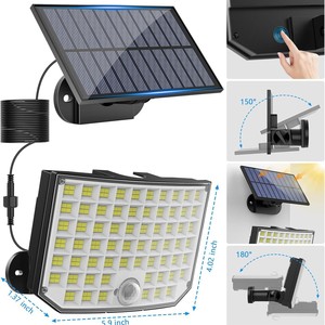 <span class=keywords><strong>Lampade</strong></span> Solari LED IP65 Impermeabili per Esterni, Illuminazione per Casa, Strada, <span class=keywords><strong>Giardino</strong></span>, Porta e Muro - Design Separato, Vendita all'Ingrosso - Product Image 4