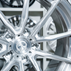 New Aluminium Alloy Brushed Silver Finish Customized Cap Monoblock Forged Wheels For <strong>Corvette</strong> C6 - Product Image 4