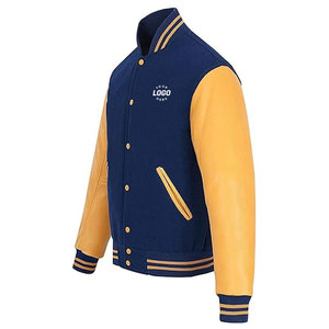 Veste universitaire pour homme personnalisée de haute qualité, en toile écologique, à capuche, réversible, couleur unie et logo, taille unique, prix de gros abordable - Product Image 2