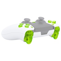 Pour les boutons transparents du contrôleur PS5 Edge, les touches de remplacement vertes claires pour le kit de mod personnalisé