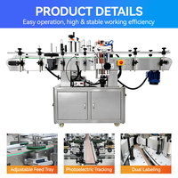 Machine d'étiquetage automatique de bouteilles rondes LK-220 avec codeur de date pour bocaux en verre, canettes, bouteilles de vin, flacons, autocollants