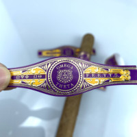 Conception d'étiquettes de cigares personnalisées haut de gamme pour anneaux de cigares, impression de bandes d'étiquettes de cigares, estampage à chaud, feuille d'or, étiquette de cigare