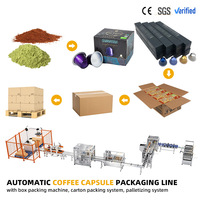 Machine de remplissage et de scellage automatique de capsules de thé et de café, machine d'emballage en carton, ligne de machines d'emballage et de scellage