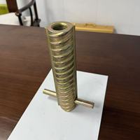 Connecteur de levage pour barres d'armature HRB400 en zinc jaune avec goupille transversale anti-rotation, insert préfabriqué intégré