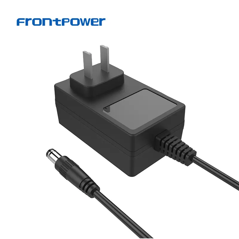 Adaptor daya tipe tetap steker dinding, 9V 12V 2A 24V 1A 5V 3.5A US EU UK AU dengan UL CE GS sertifikasi SAA UKCA