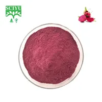 freeze dried red pink pitaya fruit powder