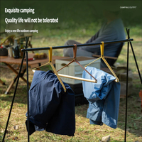 Accessoires de camping et de randonnée, produits de camping en plein air, porte-vêtements de camping, porte-serviettes portables, cintres de séchage durables
