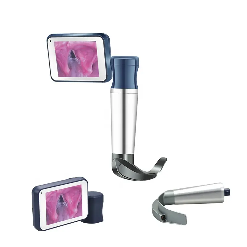 High Quality Besdata Video Laryngoscope 3 Inch LCD Display Reusable Video Laryngoscope