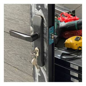 ประตูรั้ว WPC กันน้ำ กันลม สำหรับภายนอกอาคาร พร้อมเสาอะลูมิเนียม สำหรับบ้าน <span class=keywords><strong>สวน</strong></span> และลาน - Product Image 5