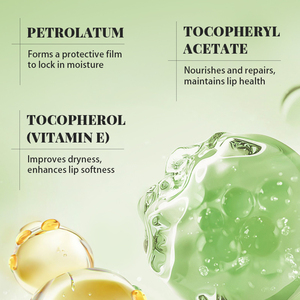 KORMESIC Wholesale 2.4g Two-Tone <b>Lip</b> Balm Korean Fruit Avocado Vitamin E Nourishing Moisturizing Balm Sandwich Private Label - Product Image 5