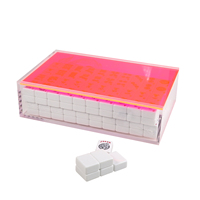 Boîte de rangement de carreaux transparents MAHJONG personnalisés OEM ODM acrylique MAHJONG accessoires de jeu approvisionnement direct d'usine