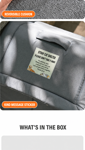 Nichoir extérieur surélevé pour animaux de compagnie, abri imperméable pour chien, maison pour chat résistante au froid, en nylon Oxford gris, toutes saisons - Product Image 1