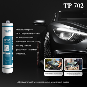Sellador <span class=keywords><strong>de</strong></span> <span class=keywords><strong>Poliuretano</strong></span> para Reparación <span class=keywords><strong>de</strong></span> Parabrisas <span class=keywords><strong>de</strong></span> Automóviles Tengyu <span class=keywords><strong>de</strong></span> Curado Rápido, Sin Deformación, Bajo VOC, 600 ml, Color Negro Salchicha - Product Image 3