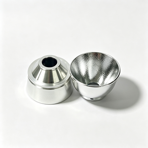 Customized Aluminum Orange Peel Reflector Cup Impact Resistant For Outdoor Searchlight - Product Image 3