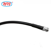 Conector hembra tipo N de fábrica a conector macho RP SMA con conjunto de cable coaxial RF de baja pérdida LMR400 de 0,5 m de longitud