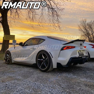 Alerón trasero de fibra de carbono real para Toyota Supra A90 A91 2019-2022, kit de carrocería para la parte trasera del maletero, accesorios para coche. - Product Image 3