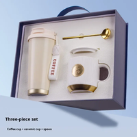Ensemble de tasses à café en acier inoxydable personnalisées, de haute qualité, de marque de luxe, avec un design magnétique, un design texturé, un impression en lettrage en relief