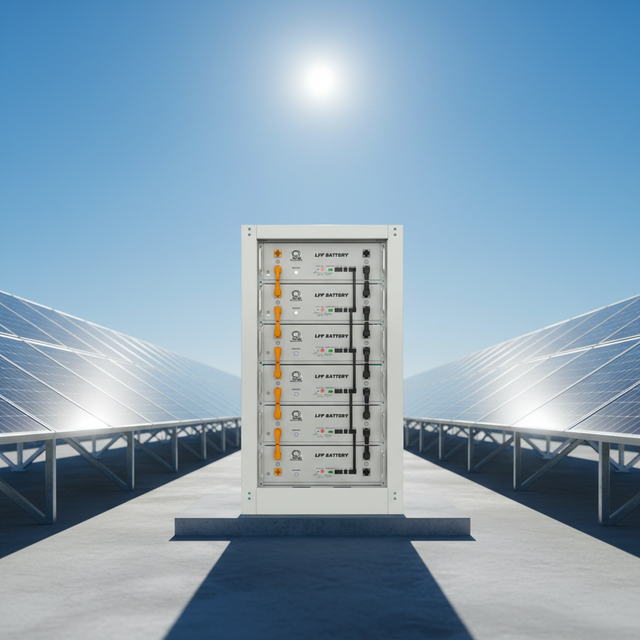 BR SOLAR Stackable Storage LFP Battery 51.2V 106AH Rack Mounted LiFePO4 Battery Pack for Data Center Uninterrupted Power