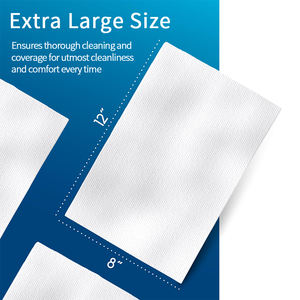 Lingettes humides biodégradables jetables OEM pour le nettoyage des toilettes, lingettes humides organiques sensibles antibactériennes pour adultes - Product Image 3