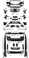 Kit de Conversión Estilo AMG Line para Mercedes Benz Clase S W223 S400L S450L S500L S580, Sin Cortes, Kit de Carrocería W223 AMG