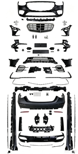 Kit de conversion style AMG Line pour <span class=keywords><strong>Mercedes</strong></span>-<span class=keywords><strong>Benz</strong></span> Classe S W223 S400L <span class=keywords><strong>S450L</strong></span> S500L S580, ajustement OEM, sans découpe, kit carrosserie AMG W223 - Product Image 2