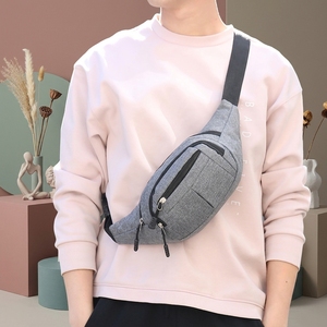 Riñonera Deportiva <span class=keywords><strong>de</strong></span> Nailon para Exteriores, con Cierre <span class=keywords><strong>de</strong></span> Cremallera, Antirrobo, Unisex, para Cintura, Pecho y Cadera - Product Image 6